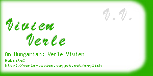 vivien verle business card